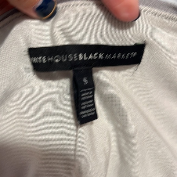 WHBM Heather Stone Textured Snit Twofer Shirt Sz S NWT - Picture 5 of 6